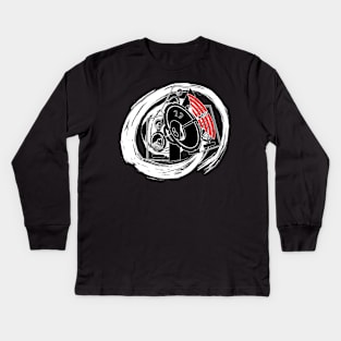 Spiral Soundsystem Kids Long Sleeve T-Shirt